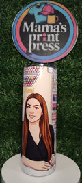 Personalized Tumbler Favorite Nail Stylist Your Picture on a Tumbler Cartooned